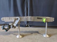 Qty (1) Garvey Stainless Steel Table Top Conveyor - Stainless Steel Construction - 6' Long - Runs