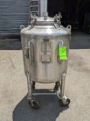 Qty (1) Letsch 100 Gallon Stainless Phramaceutical Grade Tank - All 316L stainless steel
