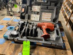 Rigid Crimping Tool, M/N 320-E, with Jaws & Fittings, with (2) Batteries & Charger, with Hard