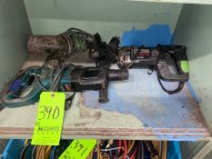 Black & Decker 90 Degree Drill, with Hammer Drills & Other Assorted Power Tools (LOCATED IN