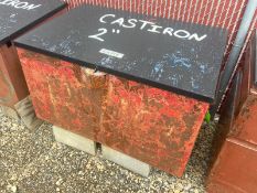 Gang Box, with Hinge Lid, Overall Dims.: Aprox. 50” L x 32” W x 34” H, On Wheels (LOCATED IN