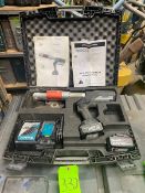NIBCO Cordless Press Tool, M/N PC-280, with (2) Makita 18V Lithium Battery, with Makita Charger &