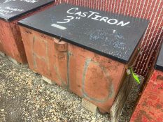 Gang Box, with Hinge Lid, Overall Dims.: Aprox. 50” L x 32” W x 34” H, On Wheels (LOCATED IN