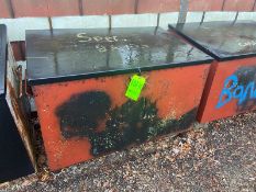 Gang Box, with Hinge Lid, Overall Dims.: Aprox. 50” L x 32” W x 34” H, with Assorted Spec Bands,