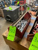 Assortment of of Aprox. (36) Wrenches, Includes Toolbox (LOCATED IN MONROEVILLE, PA)