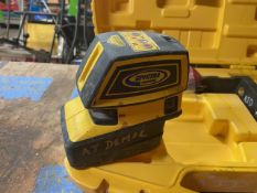 SPECTRA Precision Laser, M/N LT52, 5-Point & 2-Point Green Beam Line Laser Level, with Hard Case (