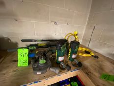 Simplex Jacks, with (2) Jacks & (2) Hand Crank Hydraulic Res., with Hole Punch (LOCATED IN