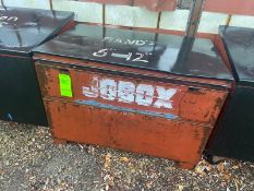 JOBOX Gang Box, with Hinge Lid, Overall Dims.: Aprox. 50