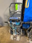 Bosch Brute Jack Hammer, with (2) Pick Attachments & (2) Chisel Attachments, with 2- Wheel