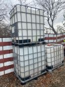 (3) Liquid Totes, with Cage Protection (LOCATED IN MONROEVILLE, PA) (RIGGING, LOADING, & SITE