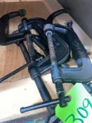 (6) Wilton C-Clamps (LOCATED IN MONROEVILLE, PA)