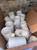 (24) 1 1/2” x 1/2” Female Pressure PVC TEE(Bin:I6) (LOCATED IN MONROEVILLE, PA)