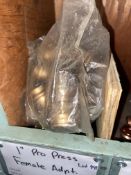 (61) 1” pro press female adapt (Bin:D83); (4) 1” pro press caps (Bin:D84)(LOCATED IN MONROEVILLE,