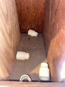 (4) 1/4”x 3/4” CPVC Coupling (Bin:C22); 2”x1 1/4” CPVC Bushing (Bin:C21) (LOCATED IN MONROEVILLE,