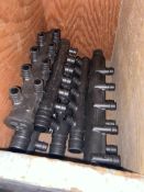 Uponor Manifold 3/4”x1/2” 8-Port; (1) 1”x1/2” 6-port; (5) 1”x1/2” 10 Port Uponor Reducer 3/4”x 1/