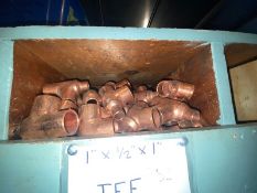 (81) 1”x1/2”x1” Tee (Bin:A53/54) (LOCATED IN MONROEVILLE, PA)