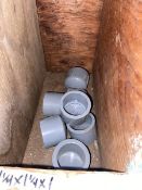 (16) 1 1/4” CPVC SCH 80 Caps(Bin:N14); 1 1/4” CPVC SCH 80 Coupling; 1 1/4” CPVC SCH 80 Male