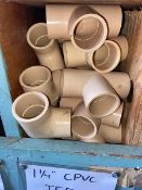 (38) 1 1/4” CPVC TEE (Bin:F7) (LOCATED IN MONROEVILLE, PA)