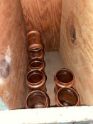 VIEGA(6) CELLO(2) 1 1/2” pro press stop coupling (Bin:F79); (3) NIBCO 1 1/2” pro press union (Bin: