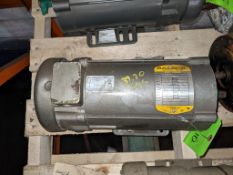 Qty (1) Baldor 56C Frame Motor - 1 hp - 1750 rpm - 90 volt