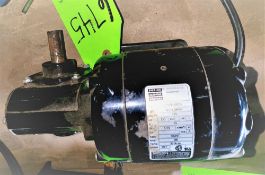 Qty (1) Bodine - 1/15 hp - 86 rpm - 115 volt - 32 lbs-in torque - 20:1 gearing ratio