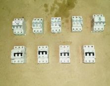 Qty (9) - Allen Bradley and Siemens 3 phase breaker - 20 amp
