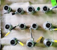 Qty (11) - 3 Inch Hand Operated Sanitary Butterfly Valve