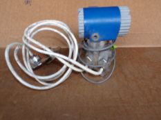 Qty (1) Foxboro 3 inch duel sanitary pressure transmitter model: IDP10-DS1B01F-M1L1 explosion proof,