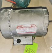 Qty (1) Dayton F56 Frame Motor Model - 3 phase - .75 hp - 1725/1425 rpm - 208-220/440 volt