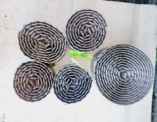 Large Lot- Tabletop Chain- 7.5 inch width Straight running: Approx. (1) 26 ft.; (1) 10 ft.; (1) 11