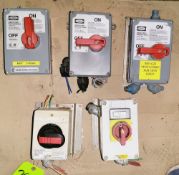 Qty (5) - 30 amp NEMA 4X Disconnects