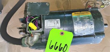 Qty (1) Baldor 56C Frame Motor - .75 hp - 1750 rpm - 180 volt