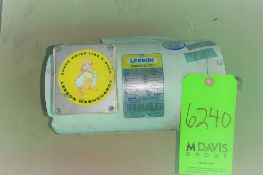 Qty (1) Leeson J145TC Frame Motor - 3 phse - 1.5 hp - 1740 rpm - 208-230/460 volt