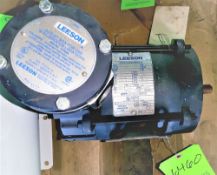 Qty (1) Leeson D56C Frame Motor - 3 phase - .5 hp - 1725 rpm - 208-230/460 volt