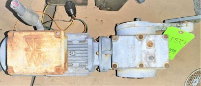 Qty (1) USOCOME SEW - 3 phase - .75S1 Kw - 1700/20 rpm - 277/480 volt