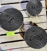 Qty (3) Tabletop Chain- 6 inch width Stainless Straight running: Approx. (1) 36.5 ft.; (1) 17.5 ft.;