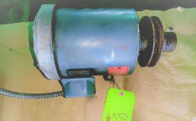Qty (1) General Electric 56 Frame Motor - 3 phase - .75 hp - 1725/1425 rpm - 208-220/440 volt