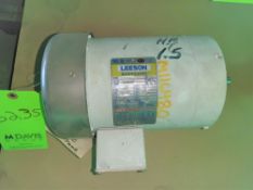 Qty (1) Leeson 56C Frame Motor - 3 phase - 1.5 hp - 1740 rpm - 208-230/460 volt