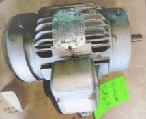 Qty (1) Baldor Super-E 143 TC Frame Motor - 3 phase - 1TE hp - 1750 rpm 230/460 volt
