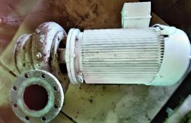 Qty (1) TriClover Low Voltage Cast Centrifugal Pump - 25 hp - 1750 rpm - 3 phase - 6 inch inlet