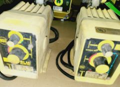 Qty (2) LMI Electromagnetic dosing pump Model A151-92S