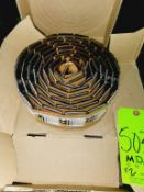 Qty (2) Tabletop Chain-New in box 3.25 inch width Stainless Straight running: Each 10 ft. long