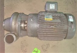 Qty (1) Sanitary Centrifugal Pump - 7 1/2 hp - 3450 rpm - 3 phase - 2 inch inlet - 1 1/2 inch outlet