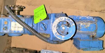 Qty (1) Eurodrive SEW - 3 phase - 1 hp - 1700 rpm - 230/460 volt - 17.62:1 gearing ratio