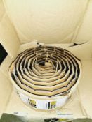 Qty (2) Tabletop Chain-New in box 3.25 inch width Stainless Straight running: Each 10 ft. long