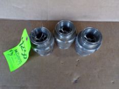Qty (3) All Stainless steel 2 inch Sanitary Check Valves
