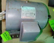 Qty (1) MagneTek 5213T Frame Motor - 3 phase - 7.5 horsepower - 1745 rpm - 208-230/460 volt