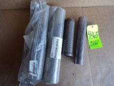 Qty (4) various cartridge filter inserts