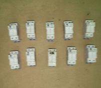 Qty (10) - Allen Bradley 2 pole fuseholders