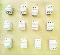 Qty (12) - Gould/Ferraz Shawmut 3 phase touchsafe fuseholder blocks 600 volt 30 amp capacity